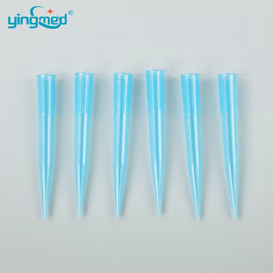 使い捨てプラスチック実験室用ラックユニバーサルピペットフィルターチップ滅菌DNaseおよびRNaseフリー20UL