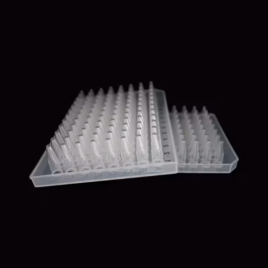 0.1ml PCR チューブ ポリプロピレン PCR チューブ ストリップ 透明 PCR 反応チューブ 12 ストリップ